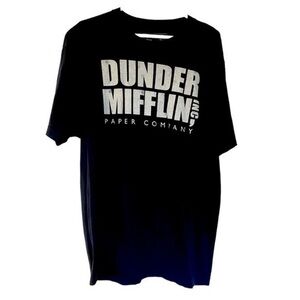 The Office Shirt “Dunder Mifflin Paper Company, Inc.” Black T-Shirt Size XL